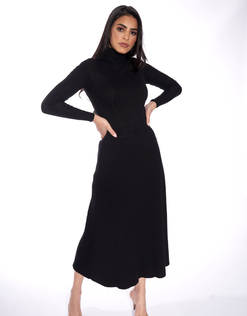 WKN483-BLK-knit-skirt