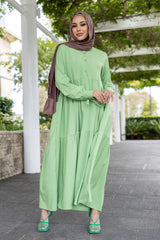 WS00373Green-dress-abaya