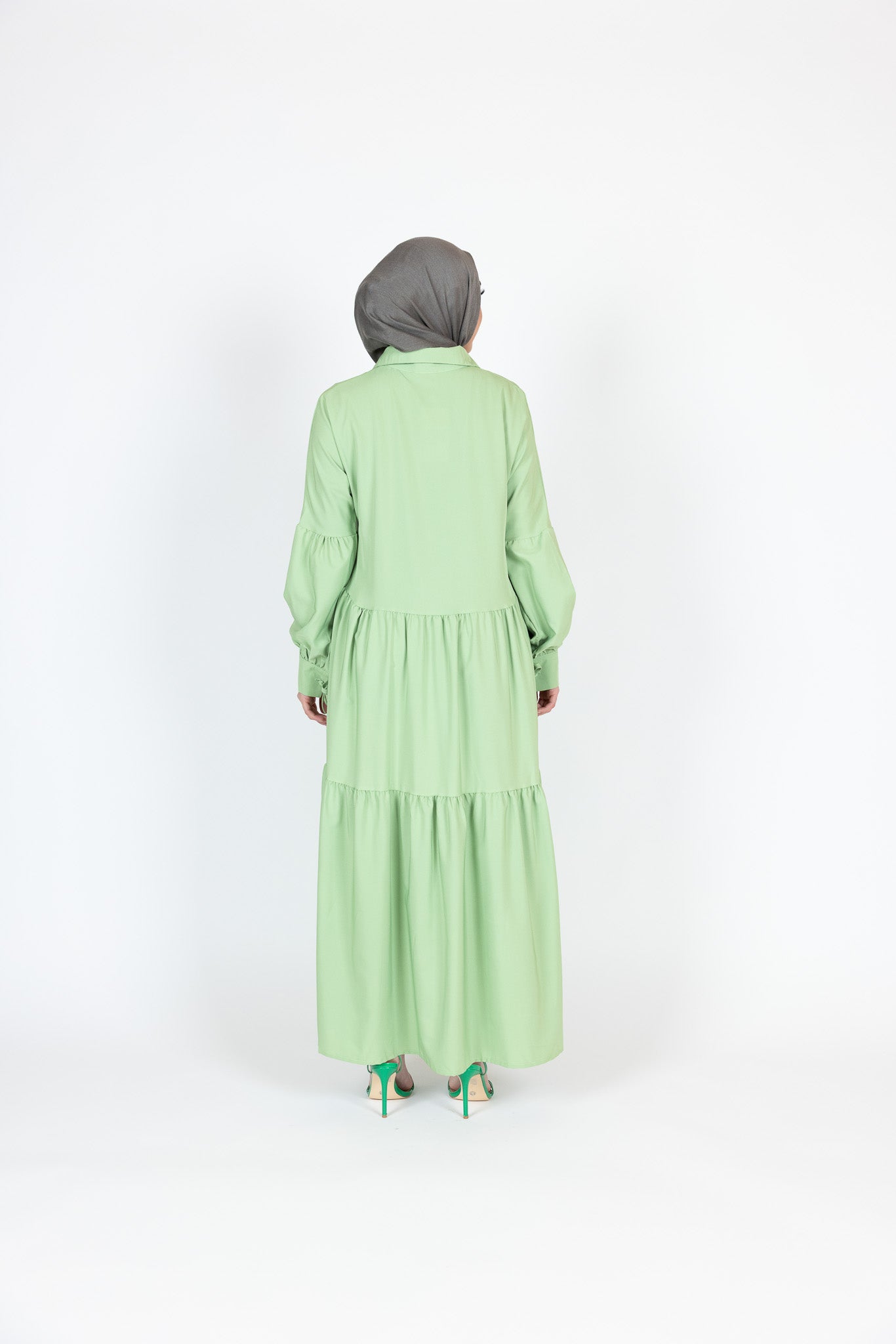 WS00373Green-dress-abaya