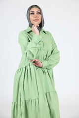 WS00373Green-dress-abaya