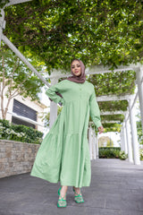 WS00373Green-dress-abaya