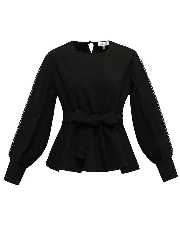 WS6456Blk-blouse-top