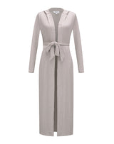 Knitted Rib Tie Cardi - Modelle
