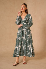 Fiona Print Dress