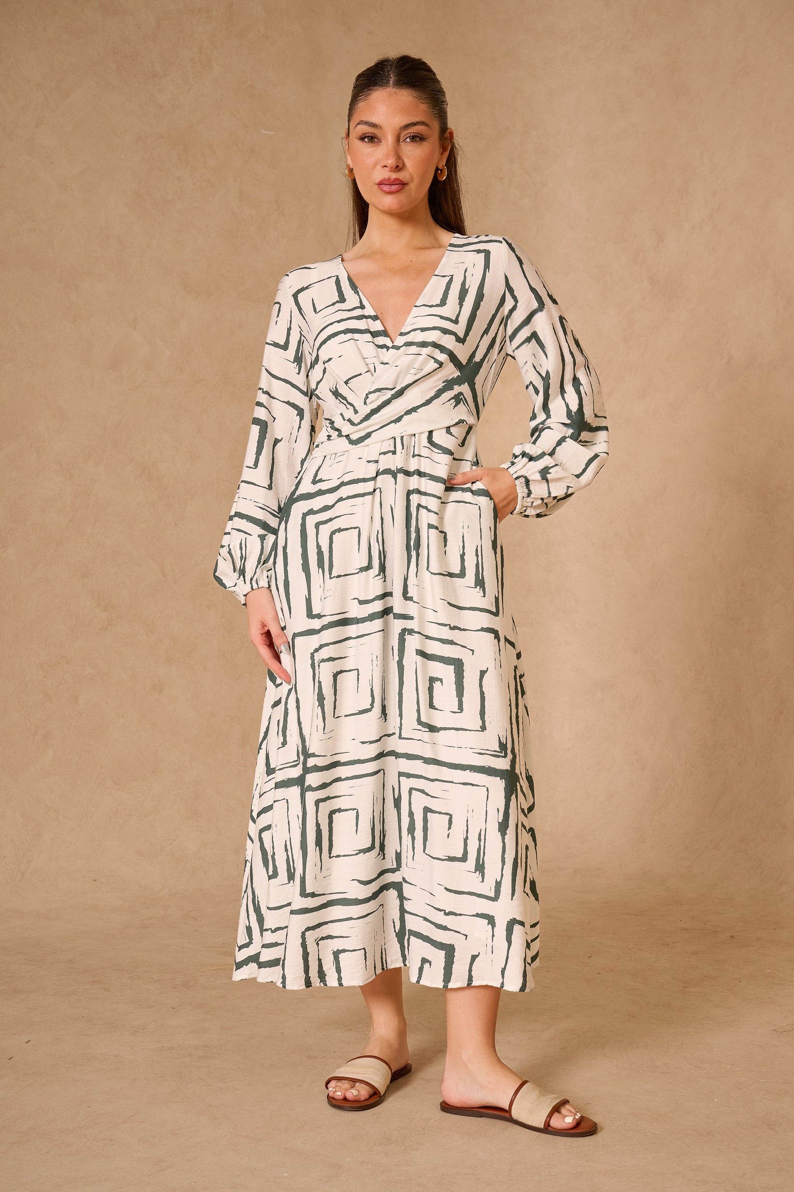 Fiona Print Dress