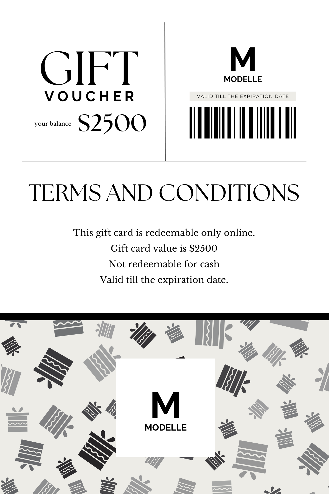 Modelle Premium Gift Card