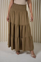 Dina Elastic Waist Skirt