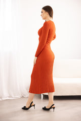 200850M-Rust-dress-abaya-knit