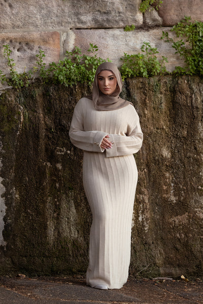 Brumal Maxi Knit Abaya - Women's Modest Dresses
