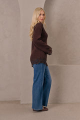 Lace Muse Knit Top