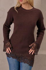 Lace Muse Knit Top