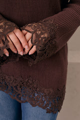 Lace Muse Knit Top