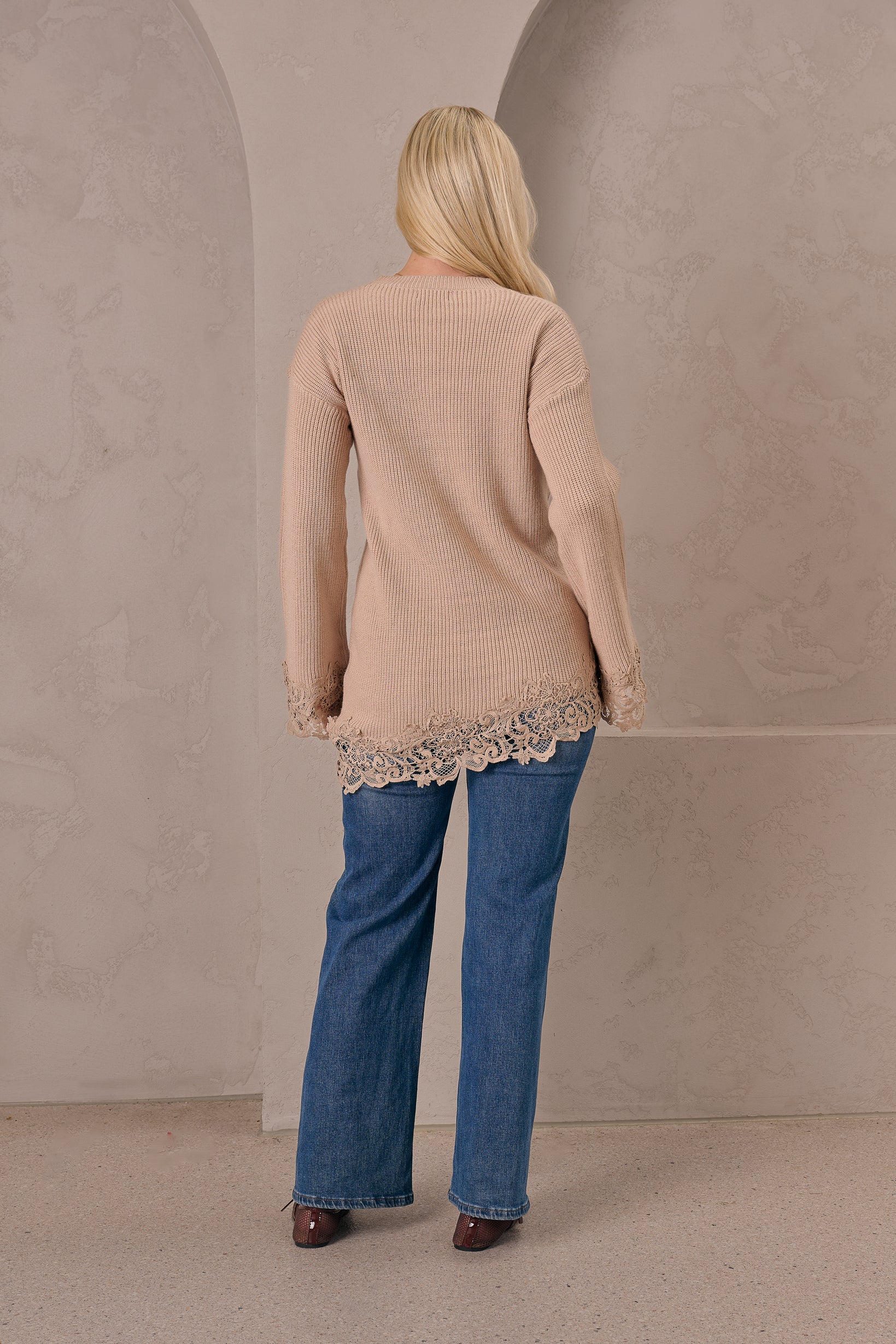 Lace Muse Knit Top
