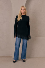 Lace Muse Knit Top