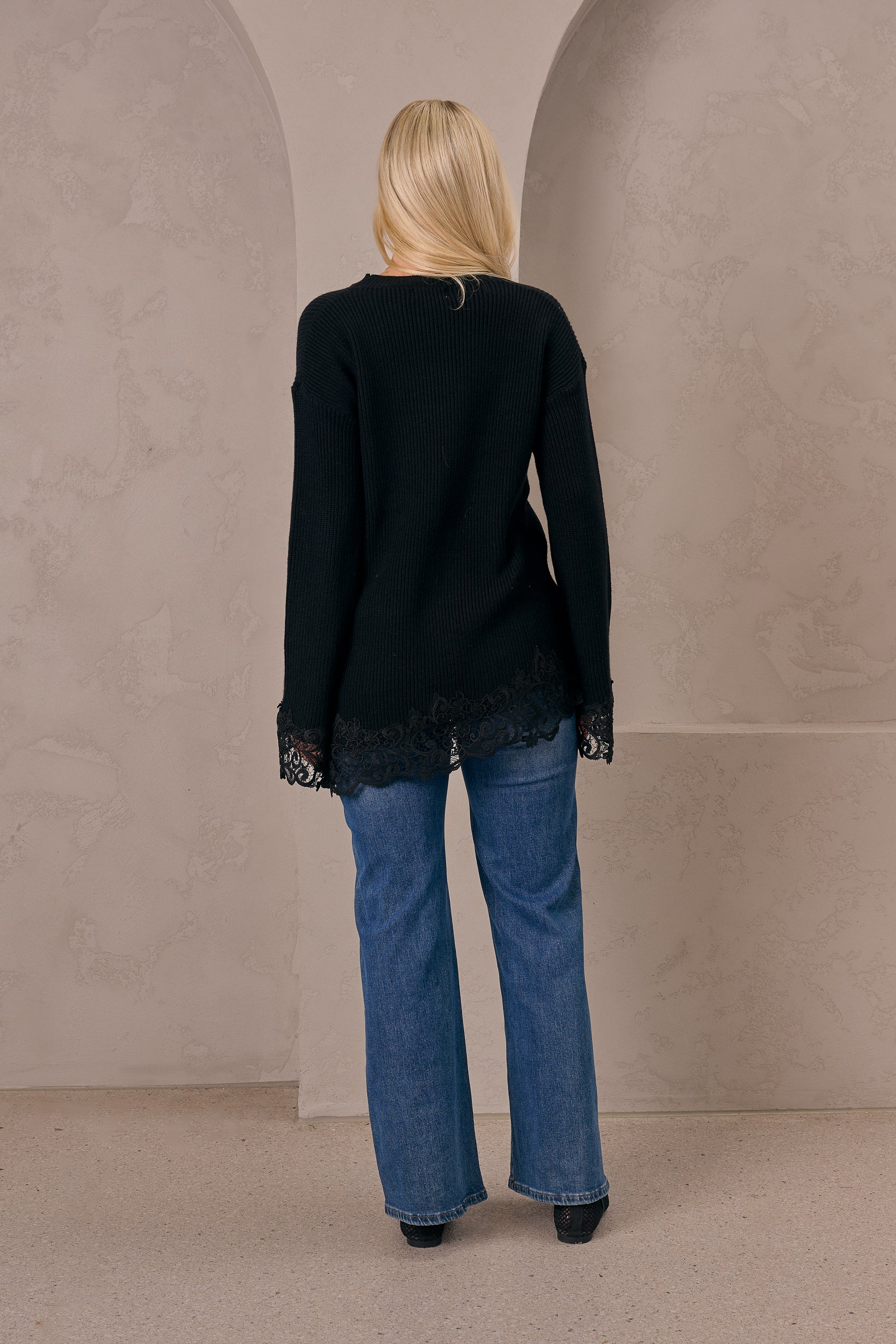 Lace Muse Knit Top