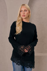 Lace Muse Knit Top