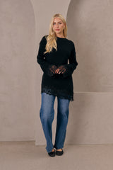 Lace Muse Knit Top