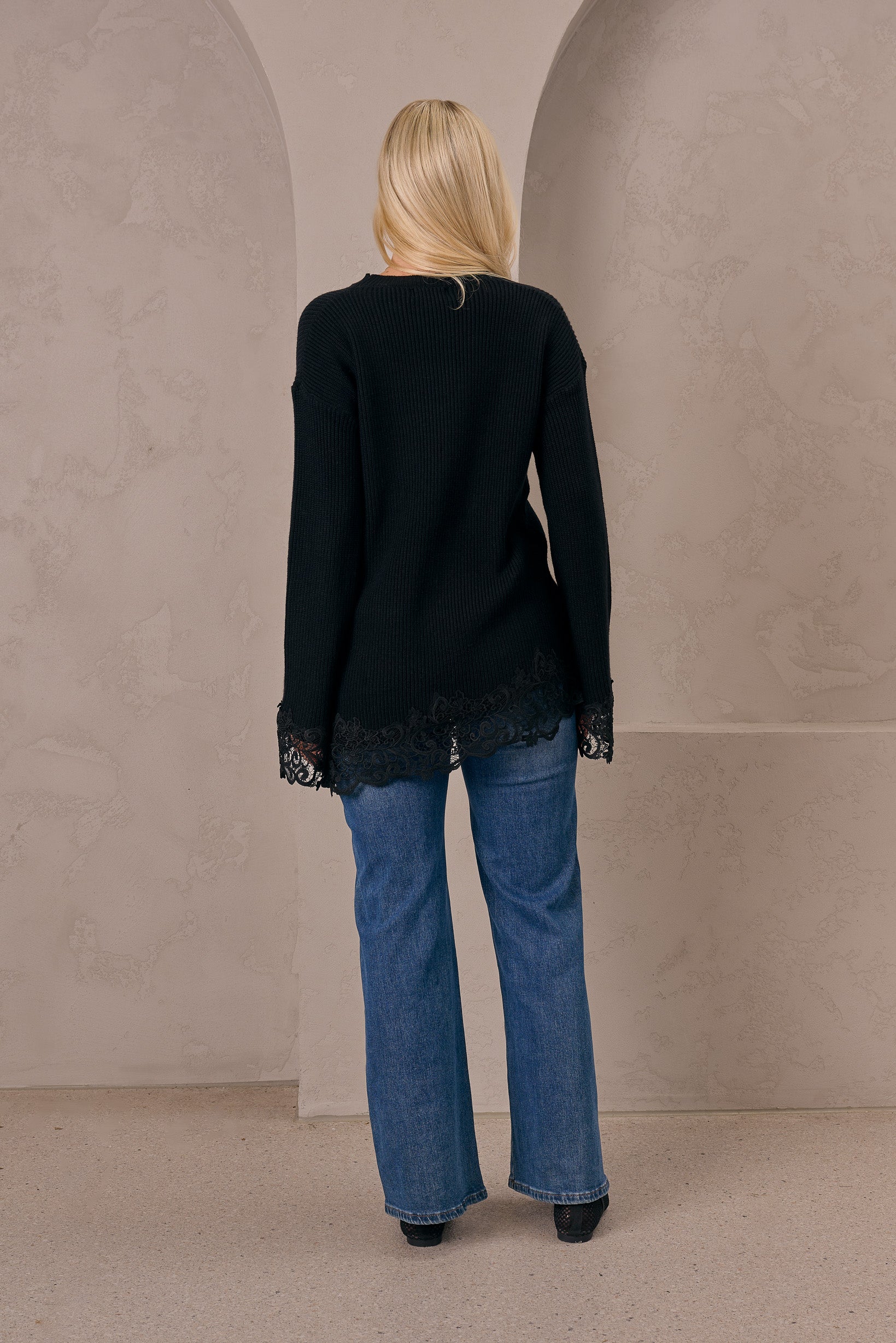Lace Muse Knit Top