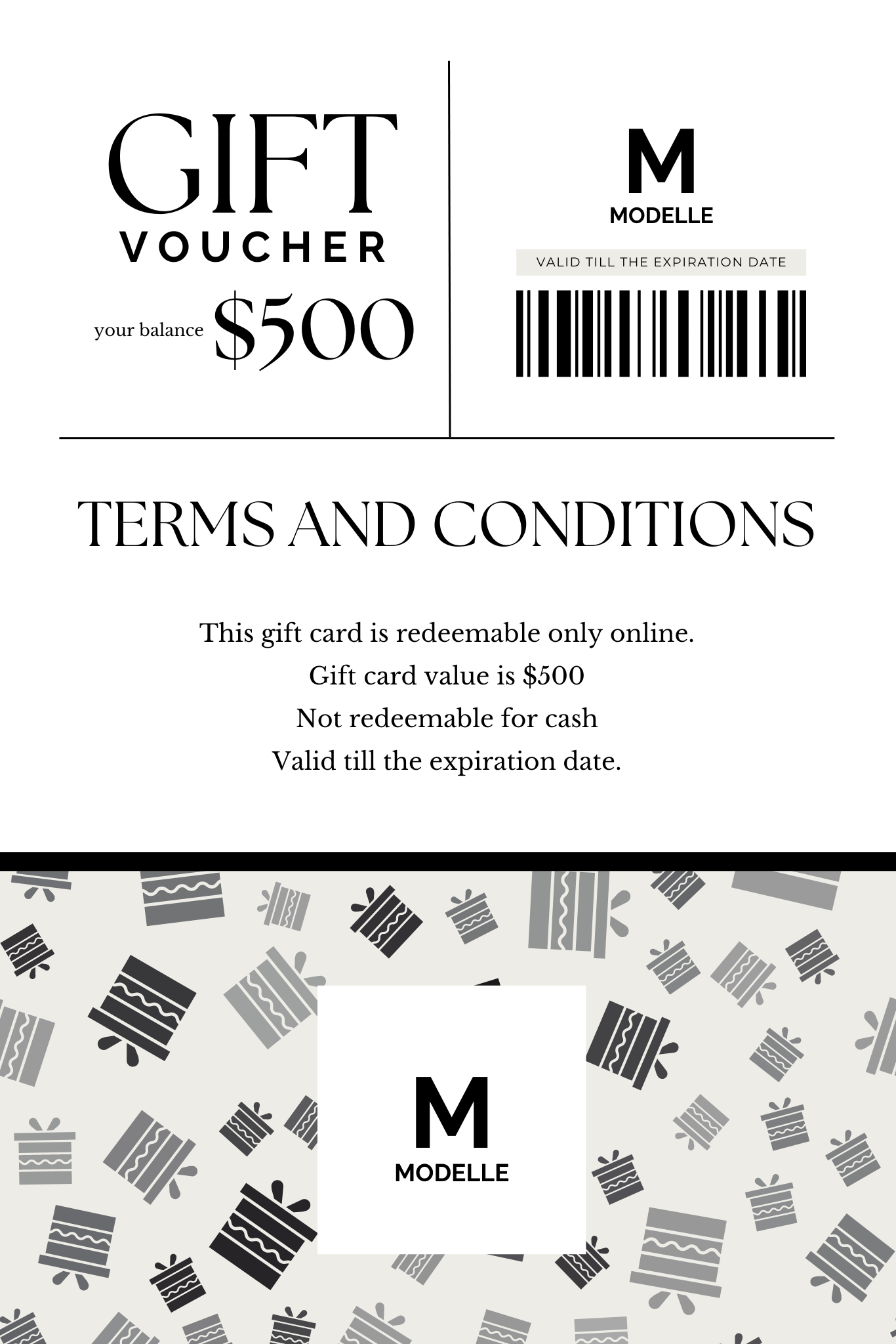 Modelle Premium Gift Card