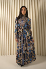 Blue Empress Shirt Dress