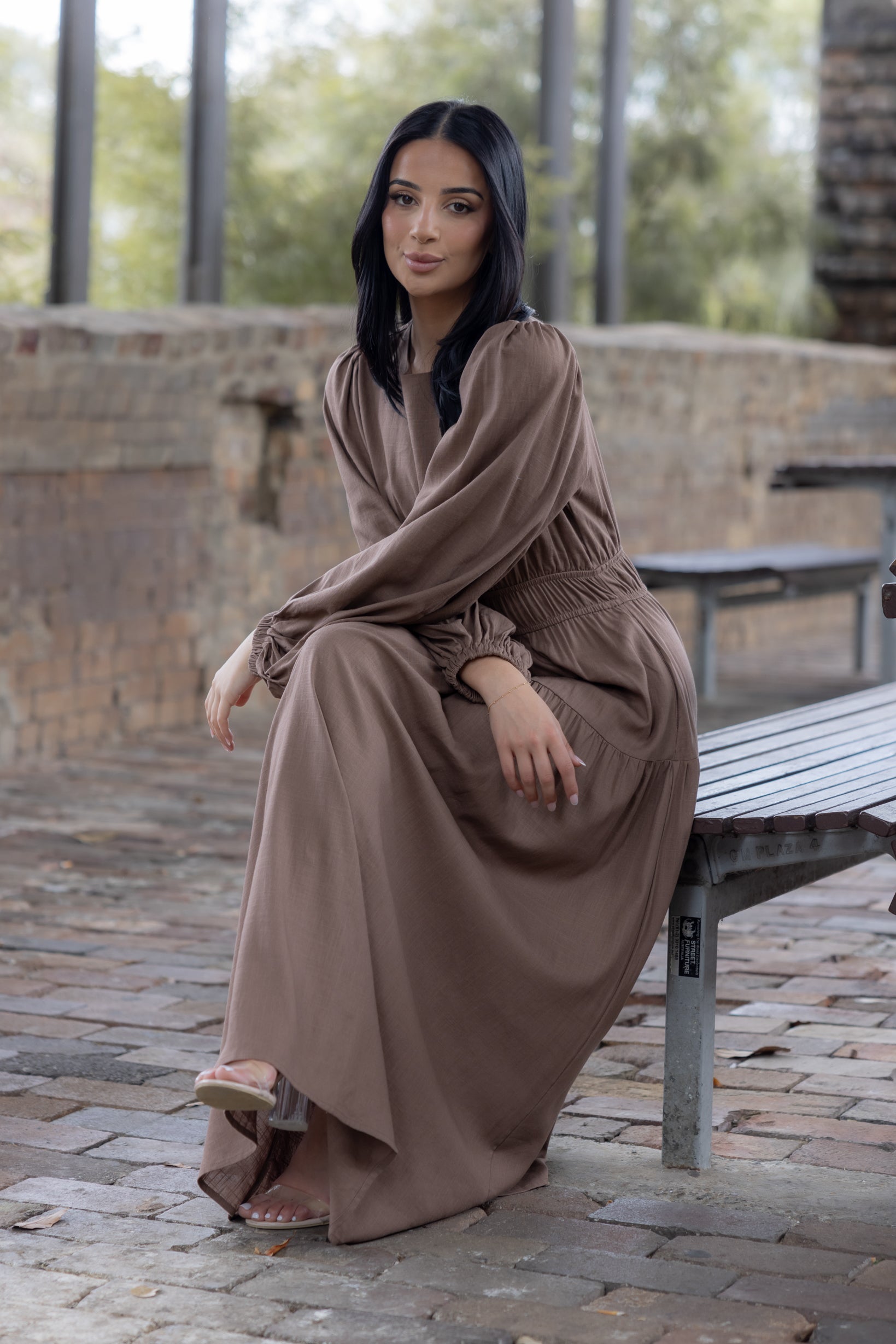 Linen Maxi Dress