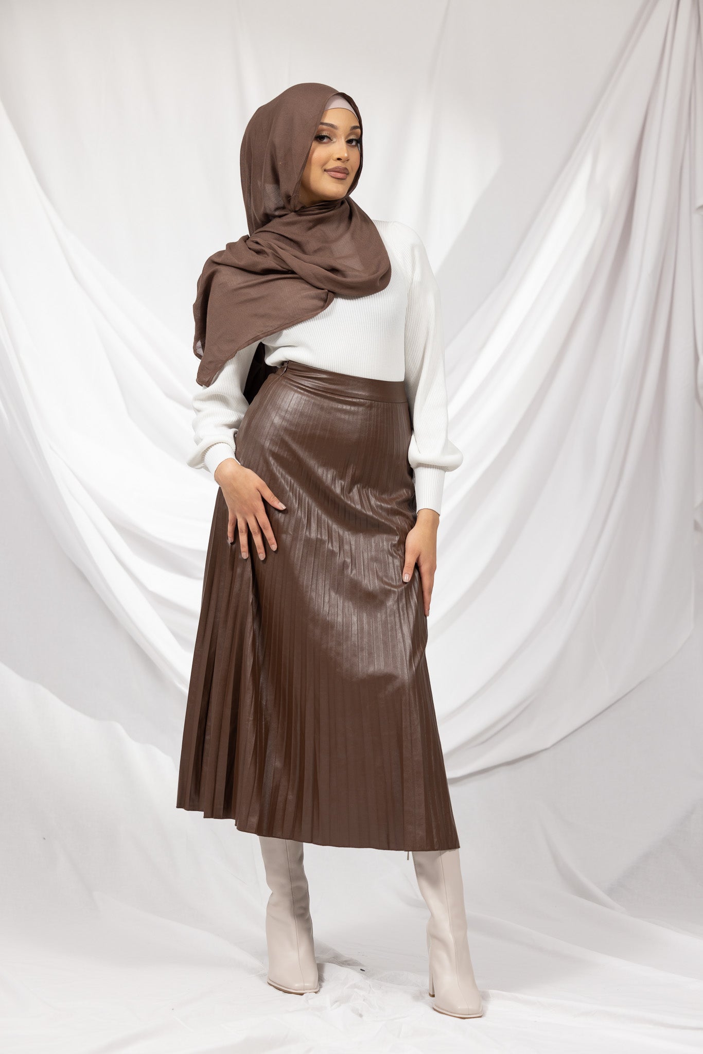60414-BRN-midi-skirt-leather