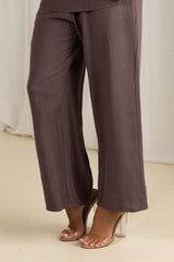 Linen Tie Waist 2pc Set