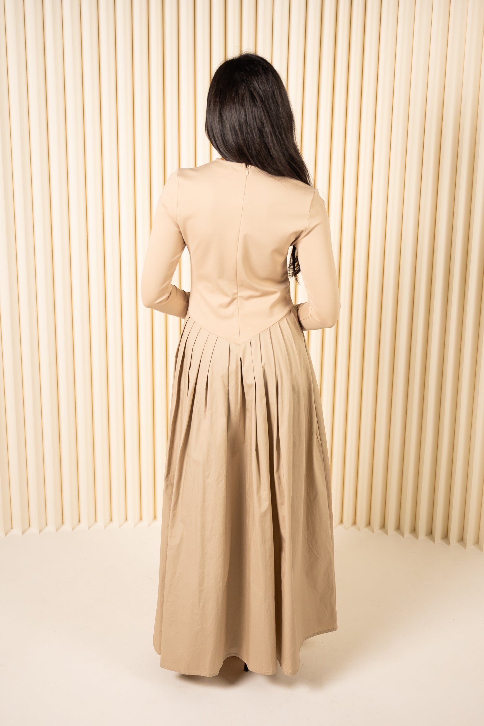 Azimmi Pleat Bottom Dress