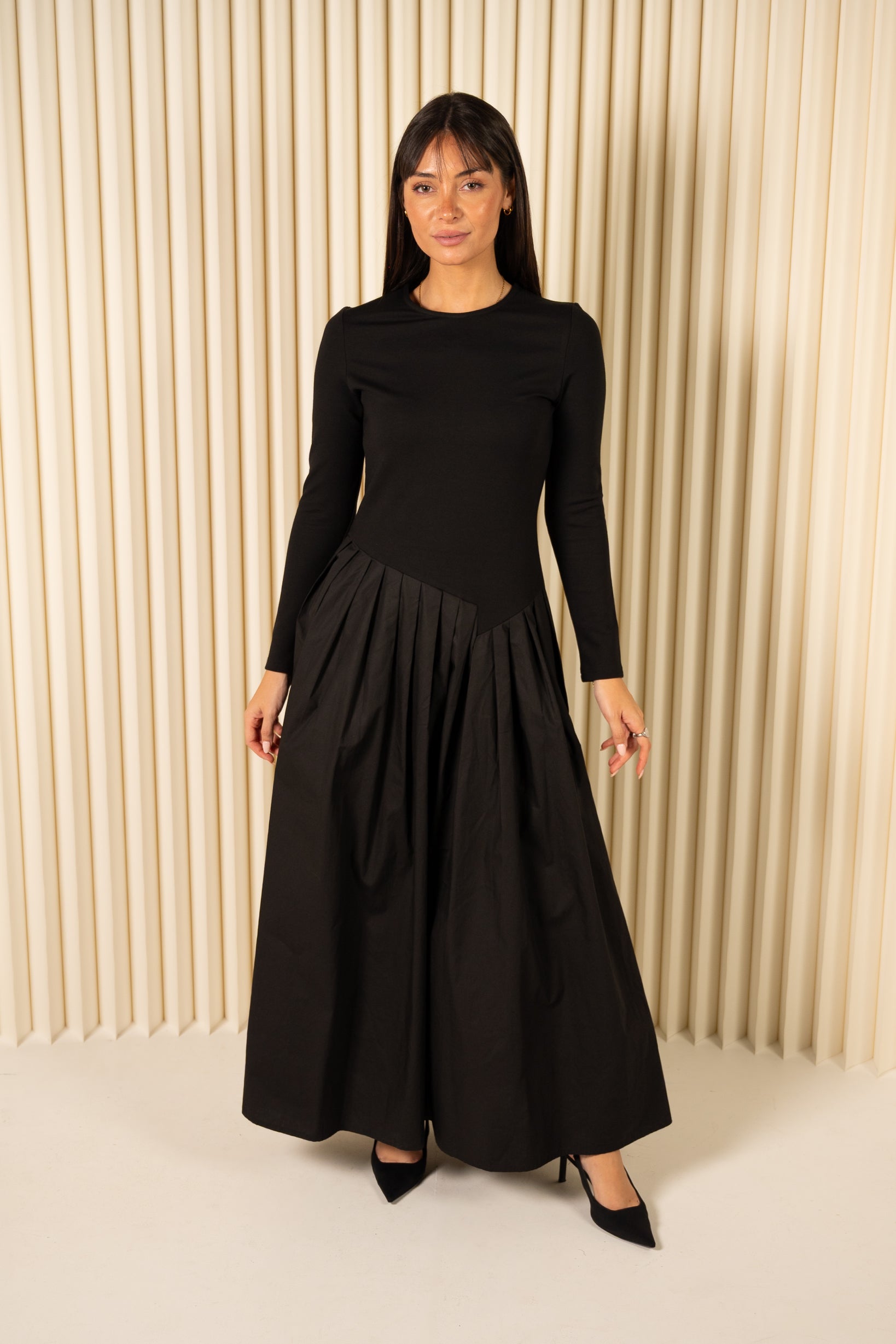 Azimmi Pleat Bottom Dress