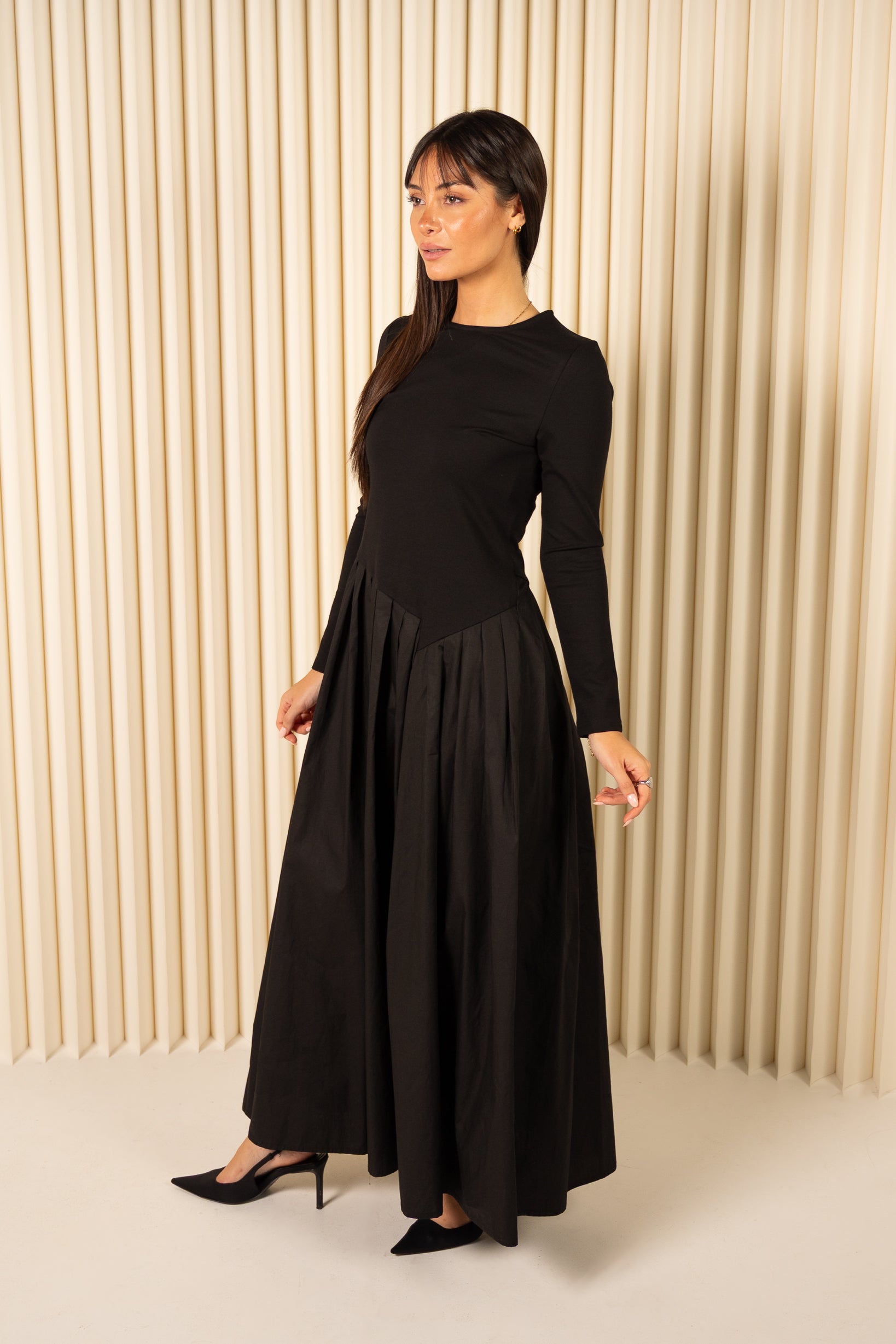 Azimmi Pleat Bottom Dress