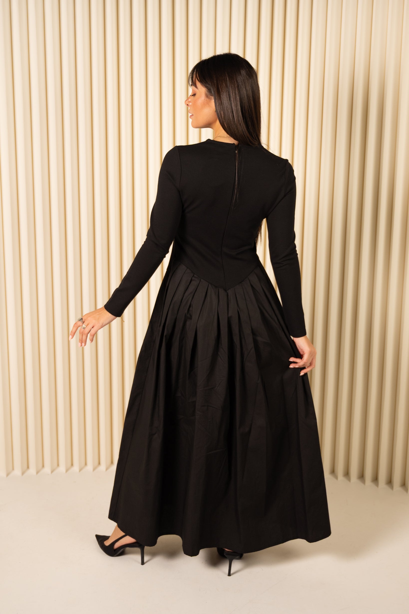 Azimmi Pleat Bottom Dress