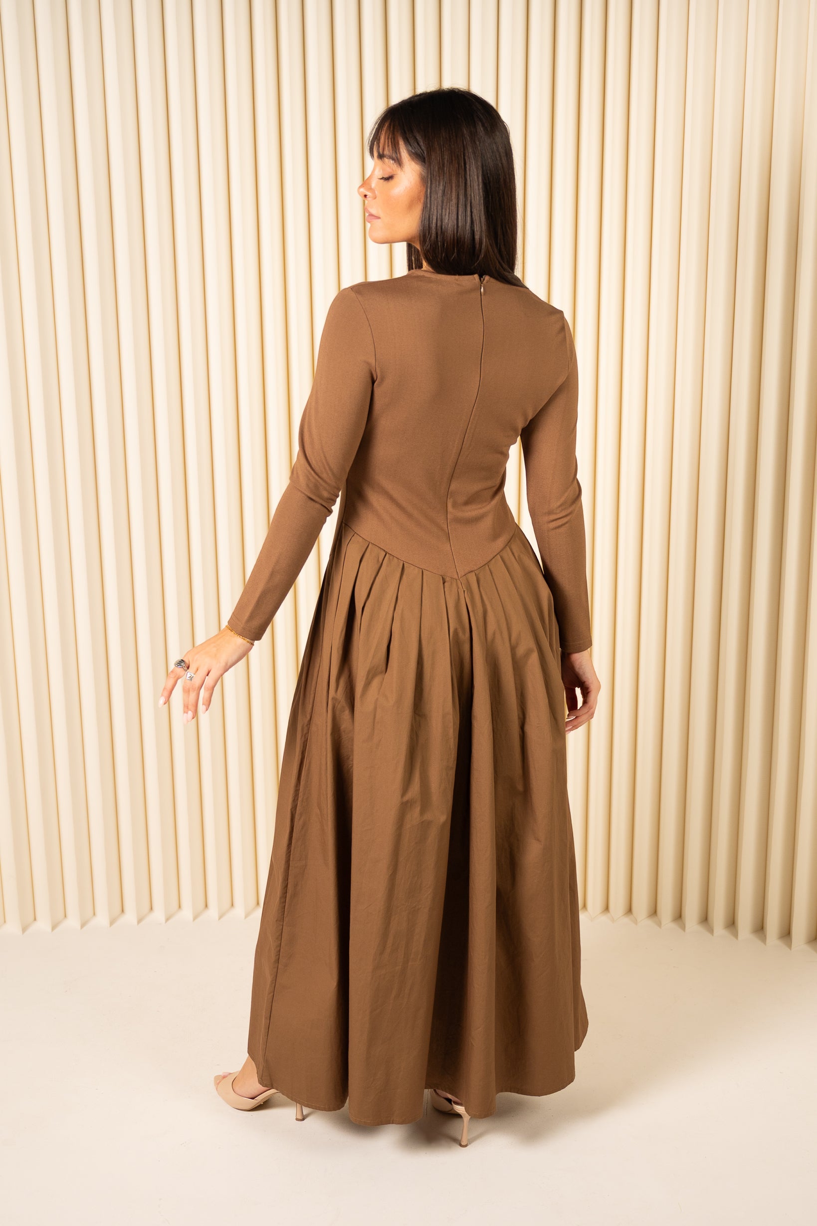 Azimmi Pleat Bottom Dress