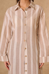 Lila Maxi Shirt