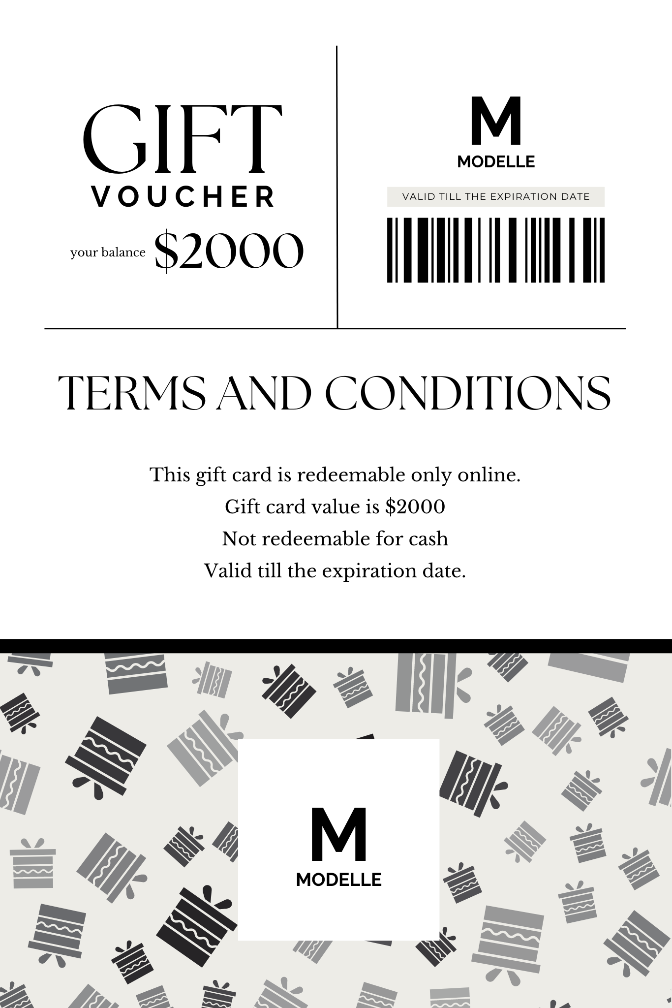 Modelle Premium Gift Card