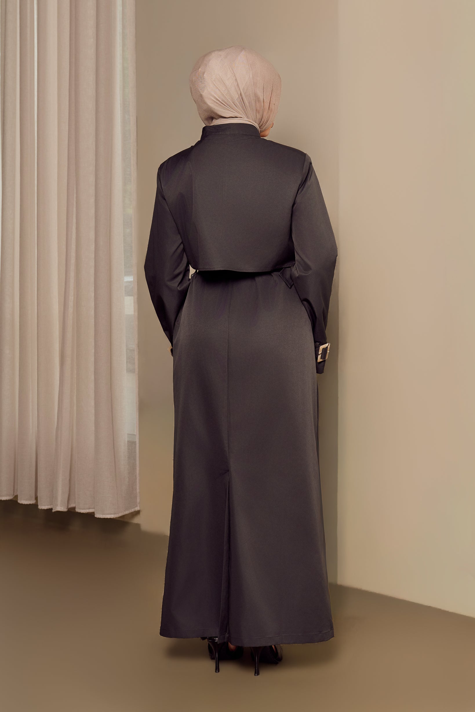 Column Trench Coat