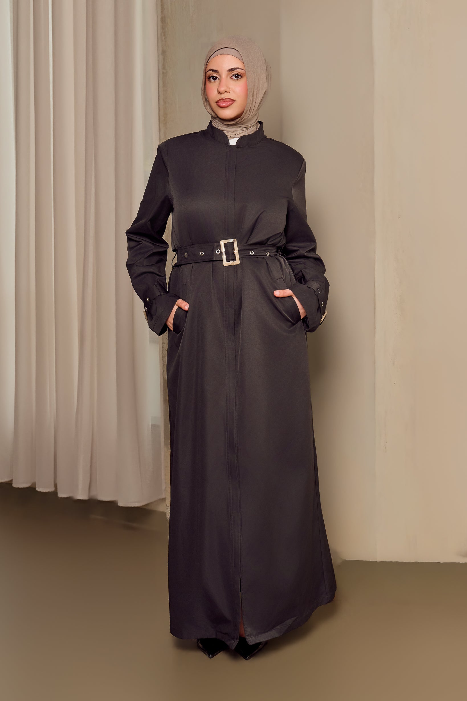 Column Trench Coat