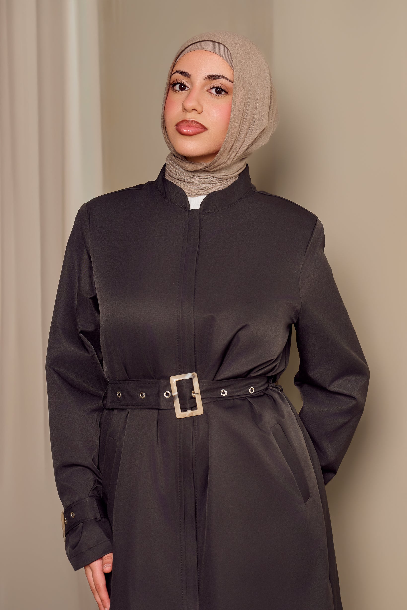 Column Trench Coat