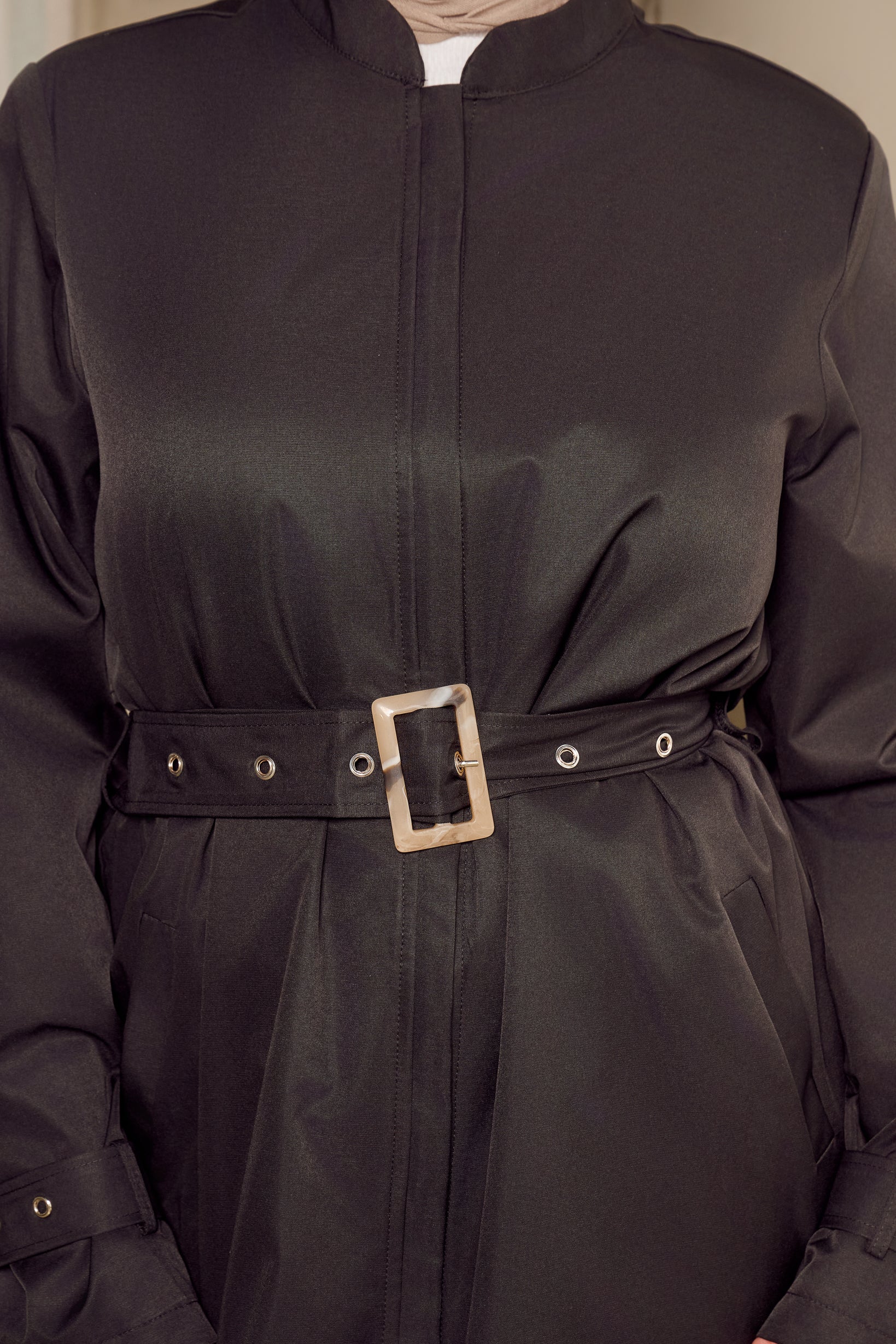 Column Trench Coat