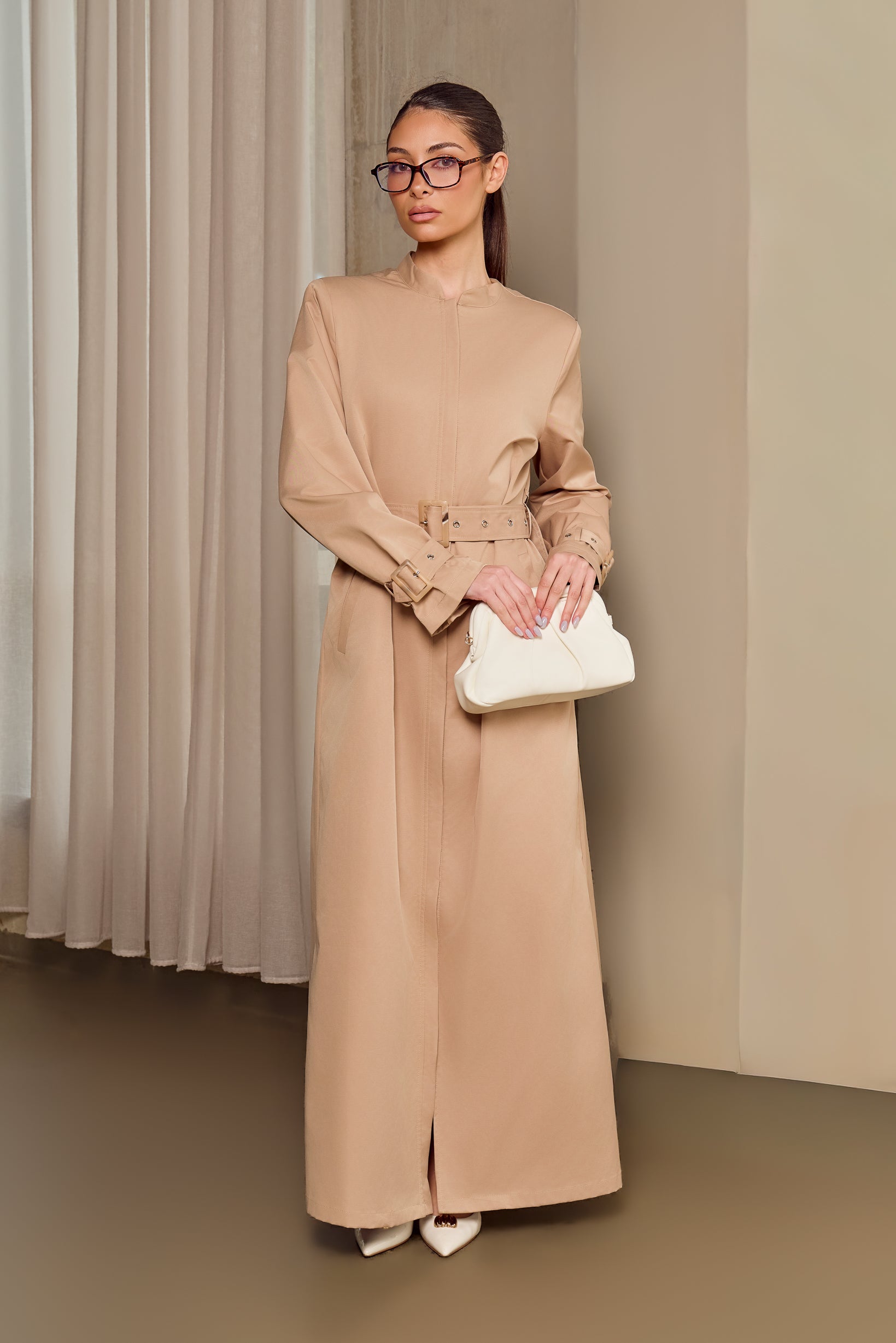 Column Trench Coat