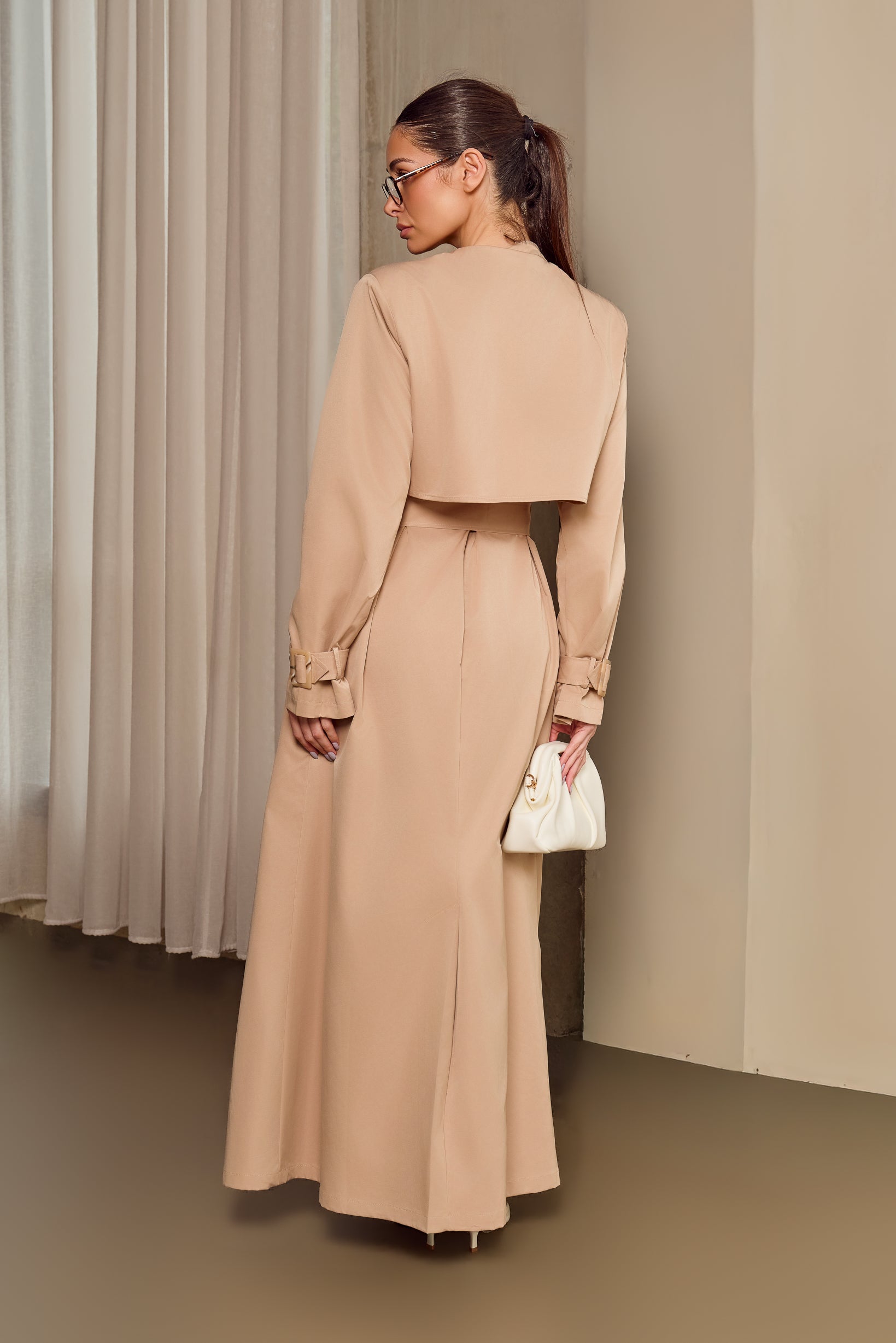 Column Trench Coat