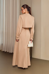 Column Trench Coat