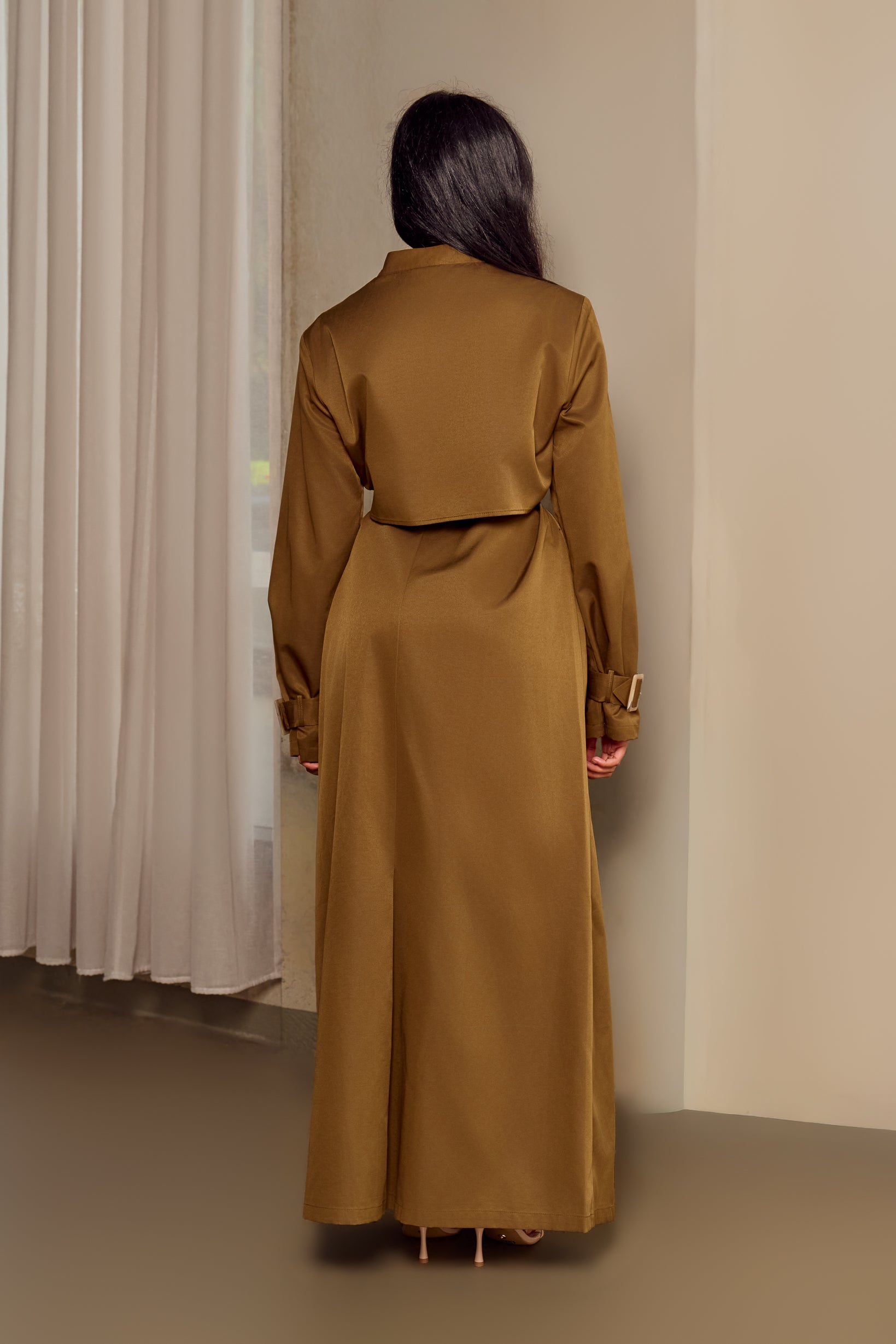 Column Trench Coat