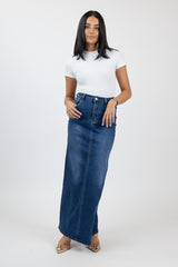 Lizzy Denim Maxi Skirt