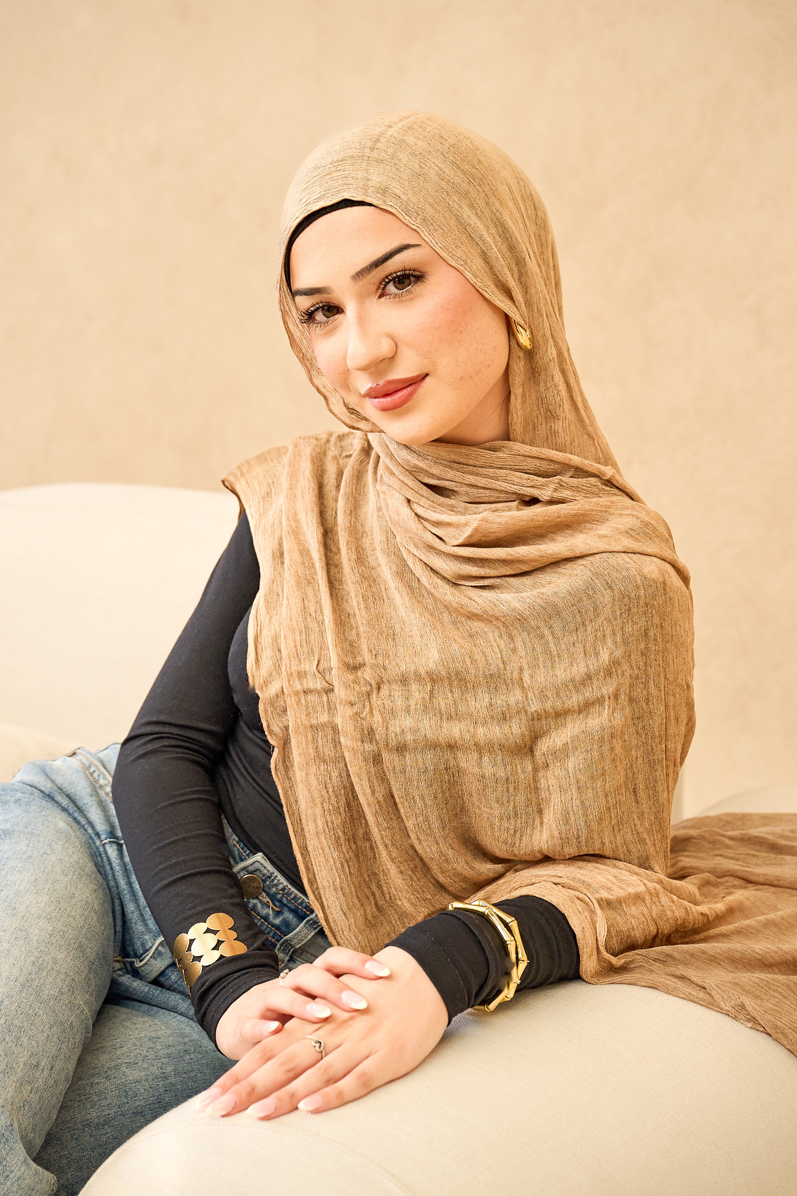 CMS001-GoldenBrown-shawl-hijab