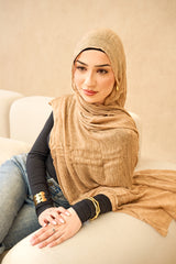 CMS001-GoldenBrown-shawl-hijab