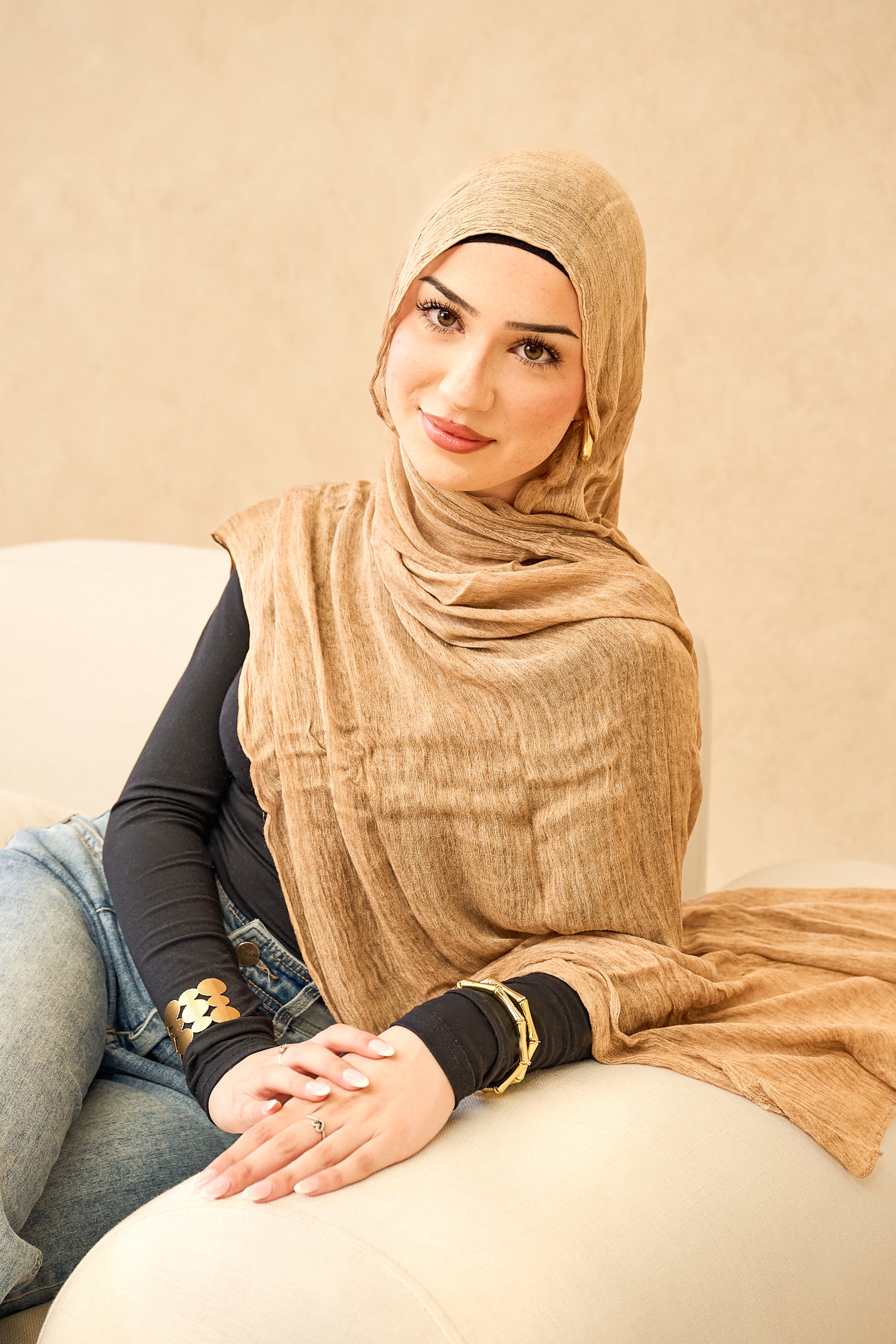 CMS001-GoldenBrown-shawl-hijab