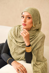 CMS001-Olive-shawl-hijab