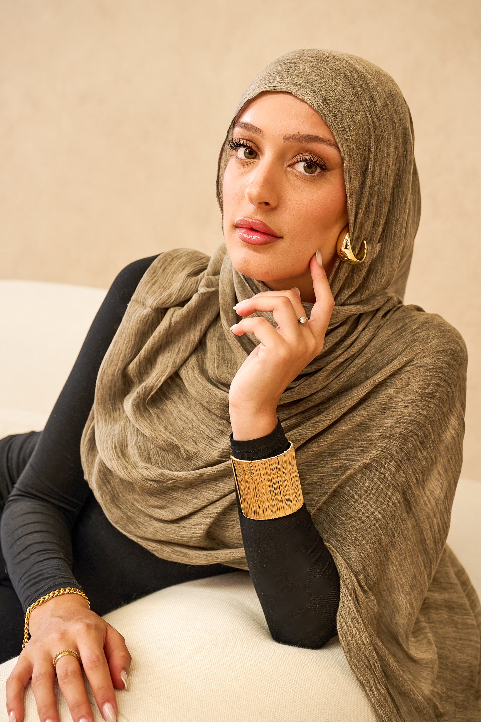 CMS001-Sandstne-shawl-hijab