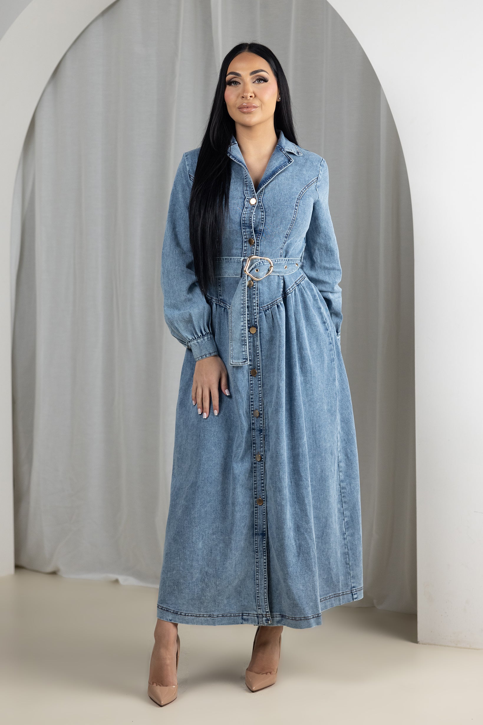 DA14632-LDen-denim-dress