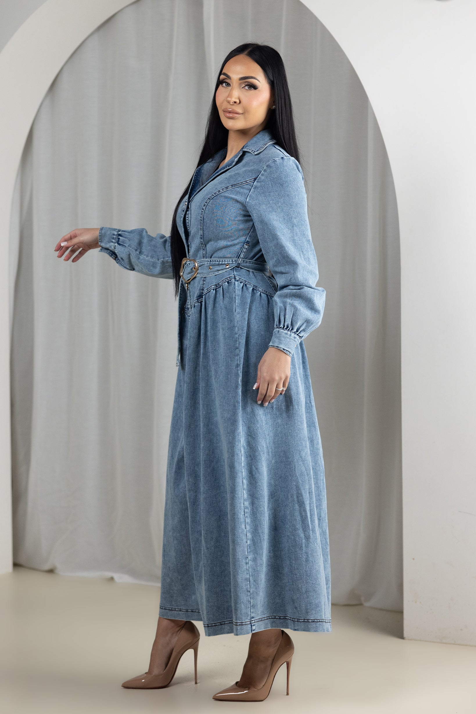 DA14632-LDen-denim-dress